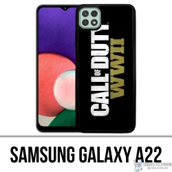 Custodia per Samsung Galaxy A22 - Logo Call Of Duty Ww2