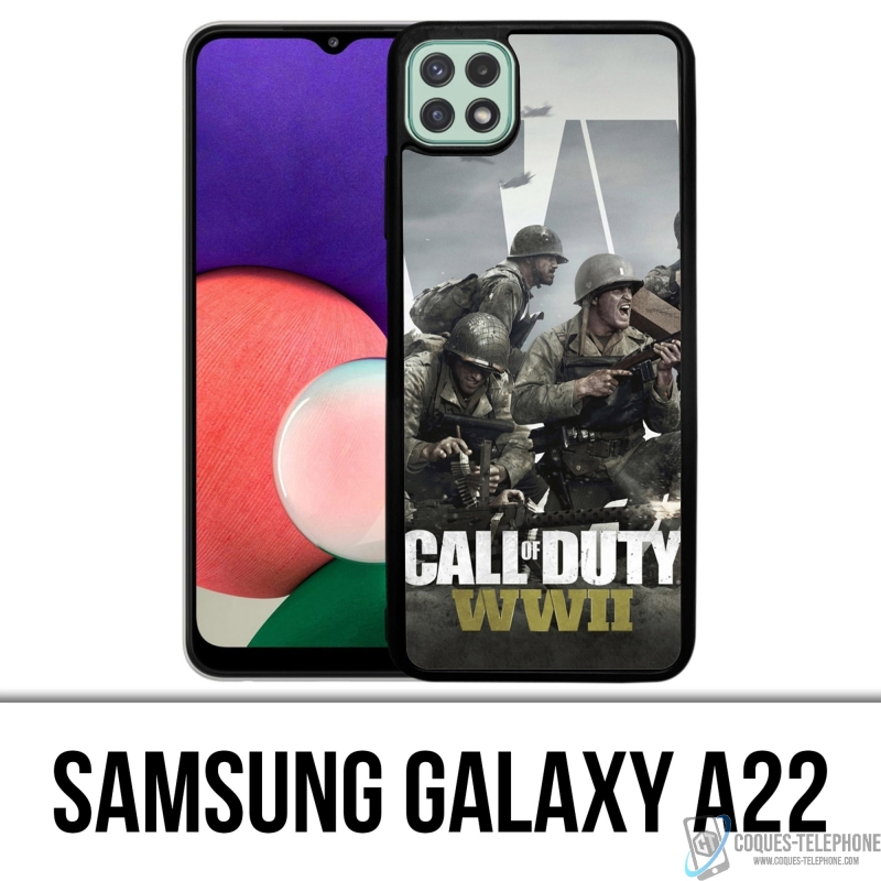 Funda Samsung Galaxy A22 - Personajes de Call Of Duty Ww2