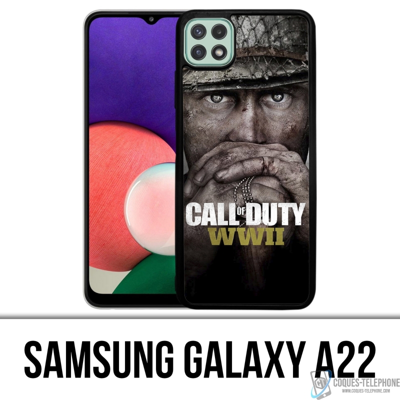 Funda Samsung Galaxy A22 - Soldados de Call Of Duty Ww2