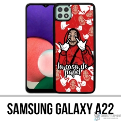 Cover Samsung Galaxy A22 - Casa De Papel - Cartone animato