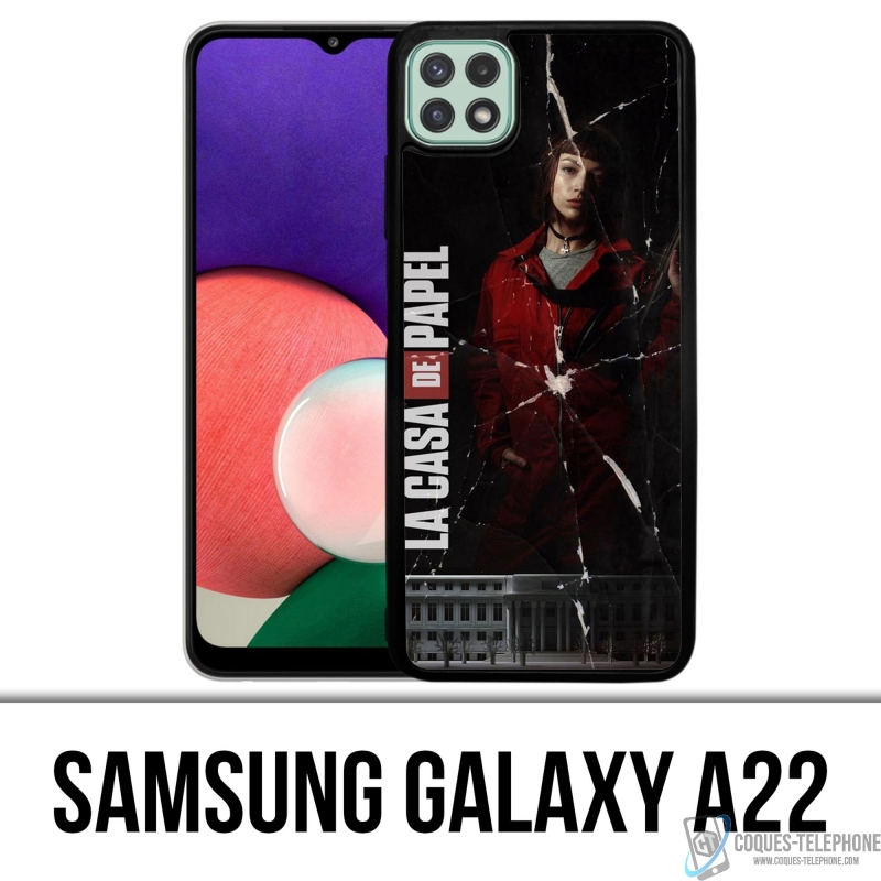 Custodia per Samsung Galaxy A22 - Casa De Papel - Tokyo