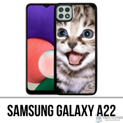 Custodia per Samsung Galaxy A22 - Gatto Lol
