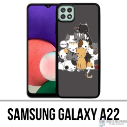Coque Samsung Galaxy A22 - Chat Meow