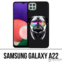 Samsung Galaxy A22 Case - Dj Pug Dog