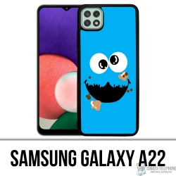 Funda Samsung Galaxy A22 - Cara de Cookie Monster