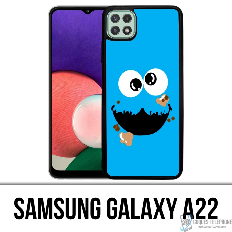 Coque Samsung Galaxy A22 - Cookie Monster Face