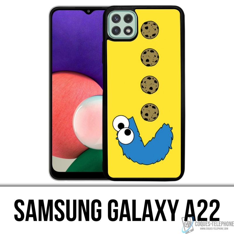 Samsung Galaxy A22 Case - Krümelmonster Pacman