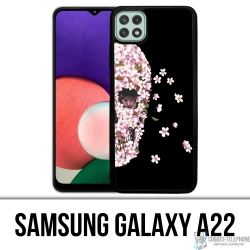 Samsung Galaxy A22 Case - Kranichblumen