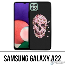 Samsung Galaxy A22 Case - Crane Flowers 2