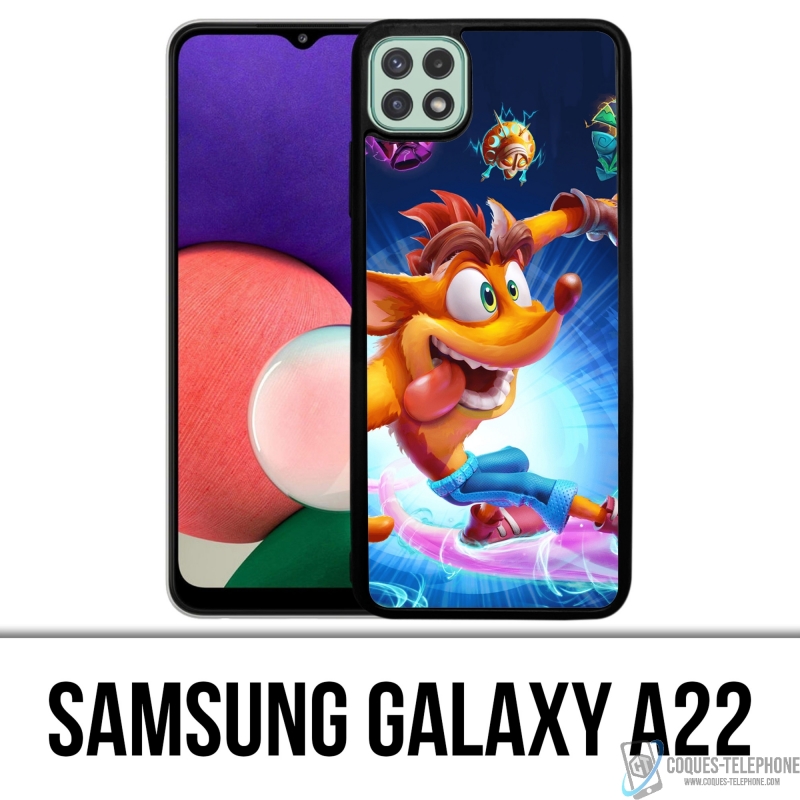 Custodia per Samsung Galaxy A22 - Crash Bandicoot 4