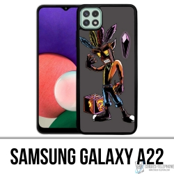 Custodia Samsung Galaxy A22 - Maschera Crash Bandicoot