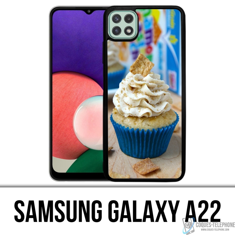 Coque Samsung Galaxy A22 - Cupcake Bleu
