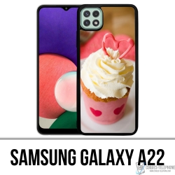 Funda para Samsung Galaxy A22 - Cupcake rosa