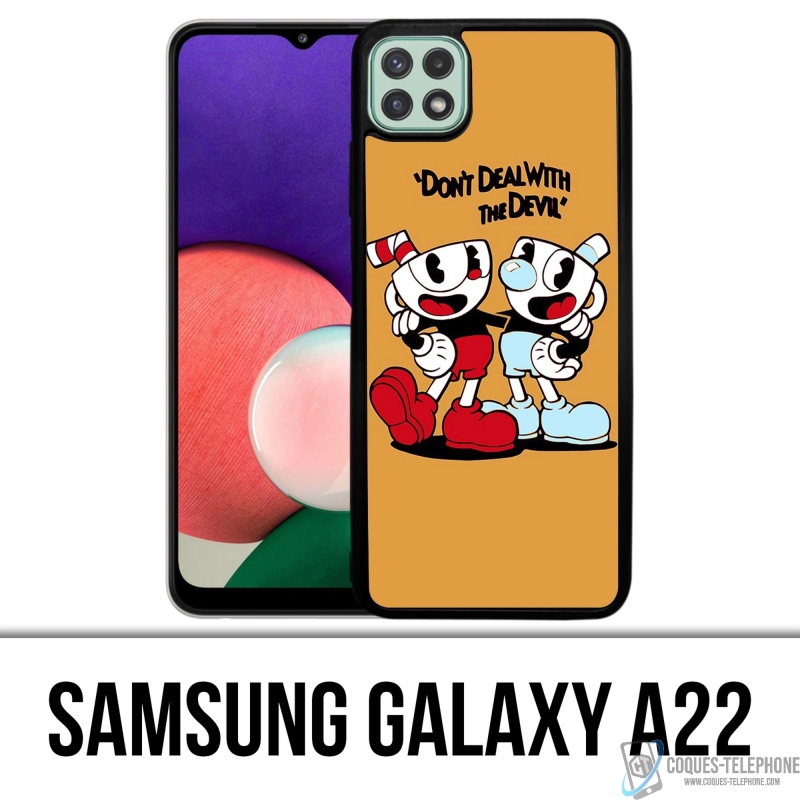 Funda Samsung Galaxy A22 - Cuphead