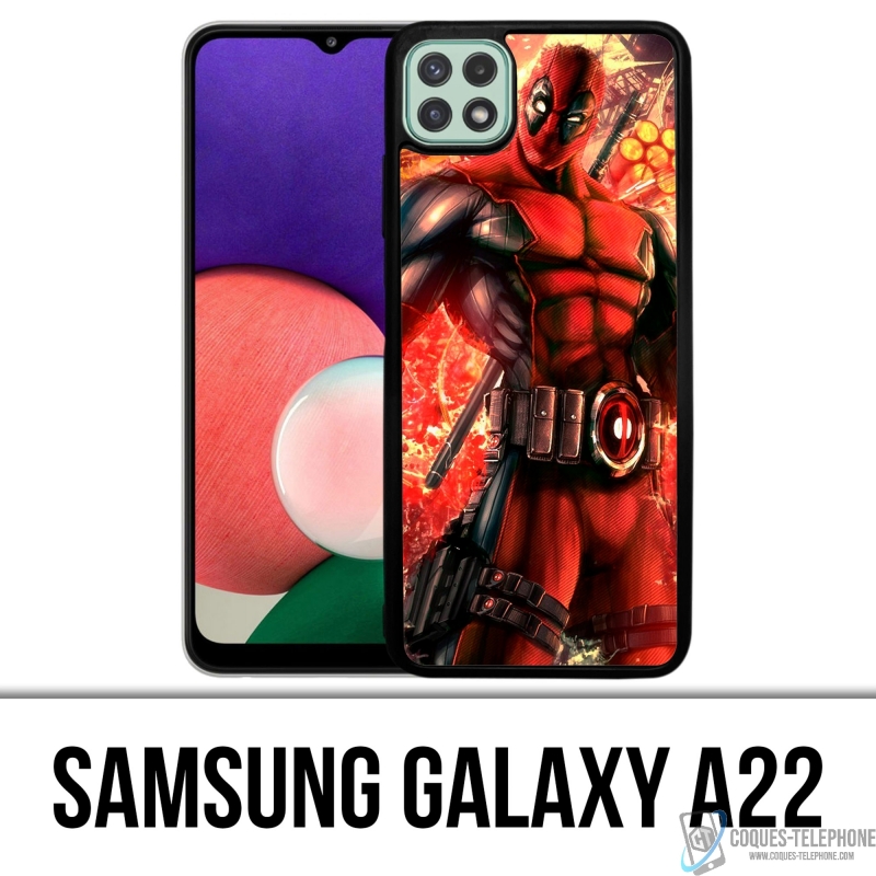 Custodia per Samsung Galaxy A22 - Deadpool Comic
