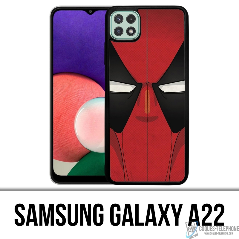 Coque Samsung Galaxy A22 - Deadpool Masque