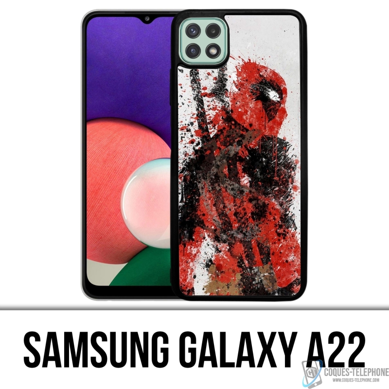 Coque Samsung Galaxy A22 - Deadpool Paintart