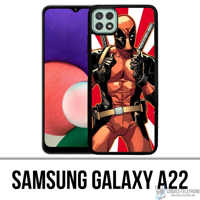 Coque Samsung Galaxy A22 - Deadpool Redsun