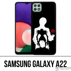 Samsung Galaxy A22 Case - Death Note Shadows