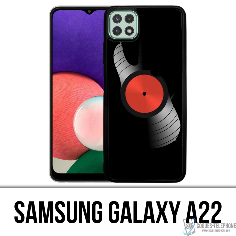 Coque Samsung Galaxy A22 - Disque Vinyle
