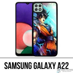 Custodia per Samsung Galaxy A22 - Dragon Ball Goku Color