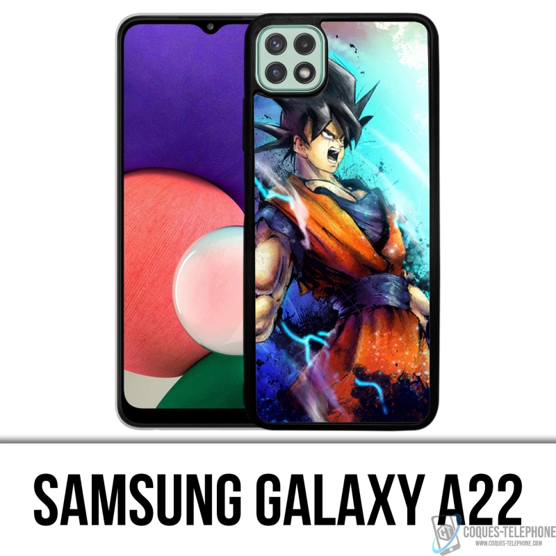 Coque Samsung Galaxy A22 - Dragon Ball Goku Couleur