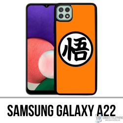Custodia per Samsung Galaxy A22 - Logo Dragon Ball Goku
