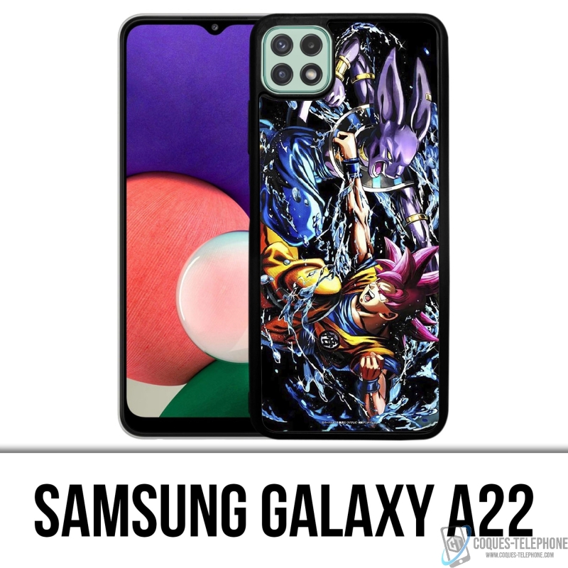Coque Samsung Galaxy A22 - Dragon Ball Goku Vs Beerus