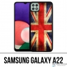 Coque Samsung Galaxy A22 - Drapeau Uk Vintage