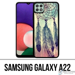 Samsung Galaxy A22 Case - Feathers Dreamcatcher