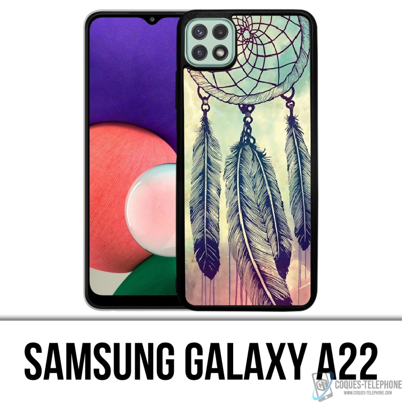 Coque Samsung Galaxy A22 - Dreamcatcher Plumes