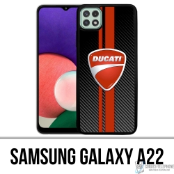 Coque Samsung Galaxy A22 - Ducati Carbon