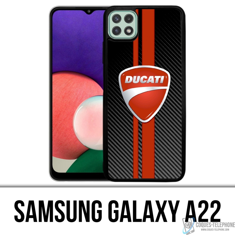 Funda Samsung Galaxy A22 - Ducati Carbon