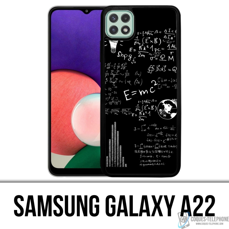 Coque Samsung Galaxy A22 - EMC2 Tableau Noir