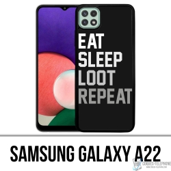 Funda Samsung Galaxy A22 - Eat Sleep Loot Repeat