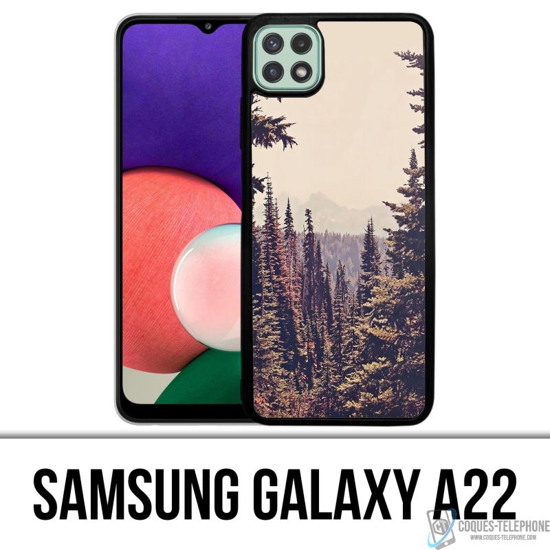 Coque Samsung Galaxy A22 - Foret Sapins