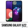 Funda Samsung Galaxy A22 - Resplandor del logotipo de Fortnite
