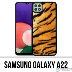Custodia per Samsung Galaxy A22 - Pelliccia di tigre
