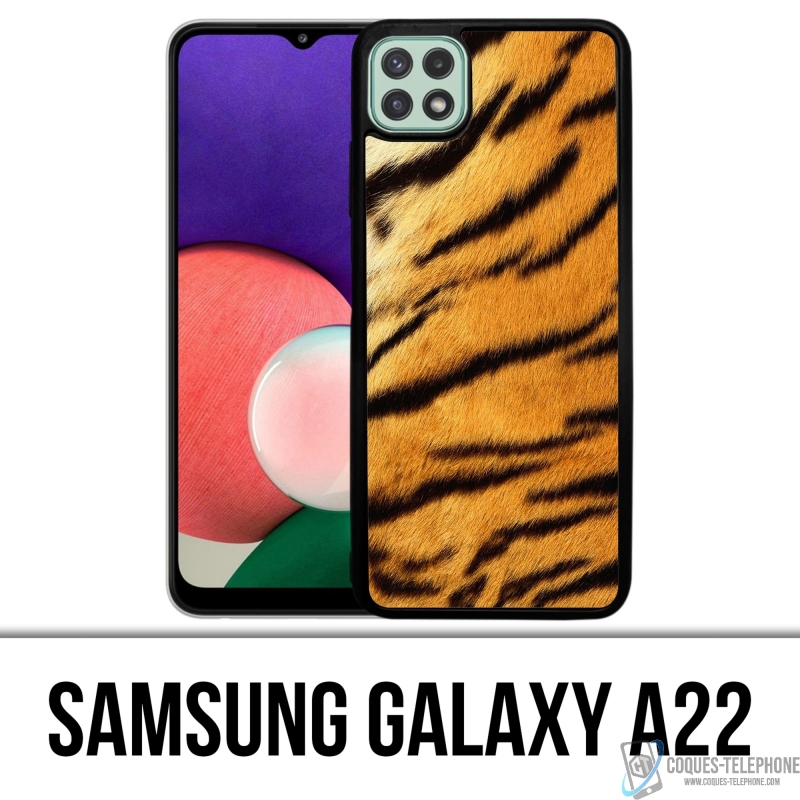Coque Samsung Galaxy A22 - Fourrure Tigre