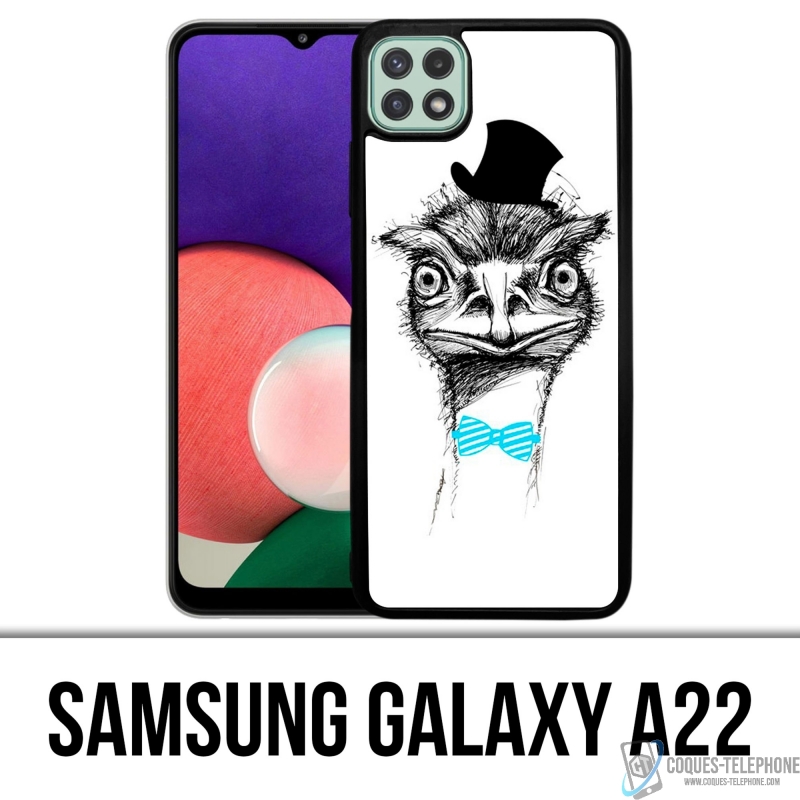 Coque Samsung Galaxy A22 - Funny Autruche