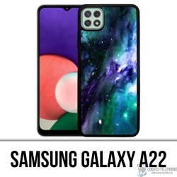 Custodia per Samsung Galaxy A22 - Blu Galaxy