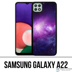Funda Samsung Galaxy A22 - Galaxy púrpura
