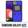 Funda Samsung Galaxy A22 - Game Boy Color Azul