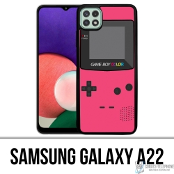 Funda Samsung Galaxy A22 - Game Boy Color rosa