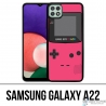 Coque Samsung Galaxy A22 - Game Boy Color Rose