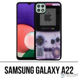 Funda Samsung Galaxy A22 - Game Boy Color Violeta