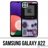 Coque Samsung Galaxy A22 - Game Boy Color Violet