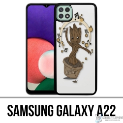 Funda Samsung Galaxy A22 Guardianes de la Galaxia Dancing Groot