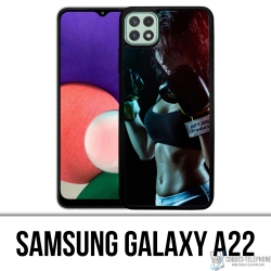 Samsung Galaxy A22 Case - Mädchen Boxe