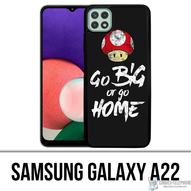 Coque Samsung Galaxy A22 - Go Big Or Go Home Musculation